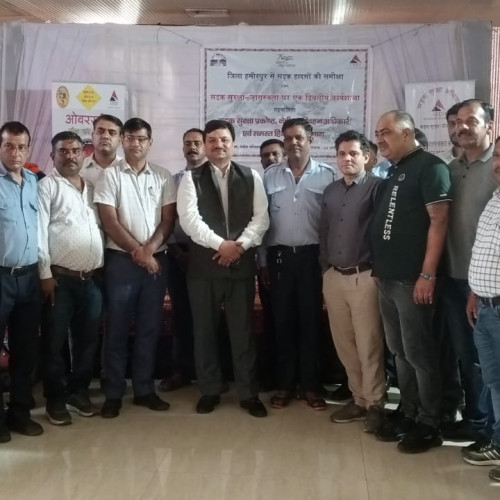 Meeting regarding Road Safety, Vehicle Location Tracking Device, Good Samaritan with Bus/ Truck/ Taxi Operators and other stakeholder departments on 24-08-2022 at Hamirpur District.